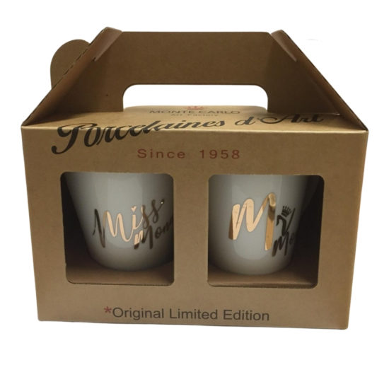 Coffret Mugs Mister et Miss Monaco